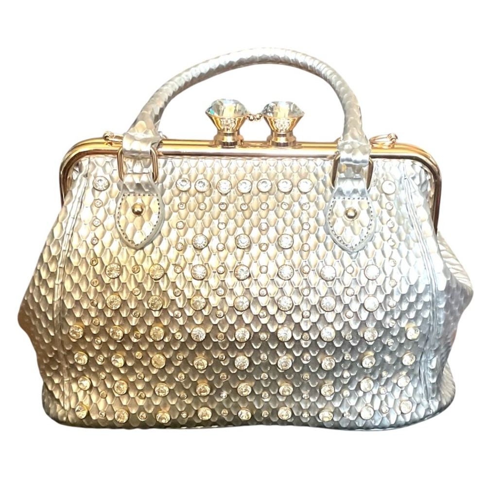 New Elegant Silver Handbag